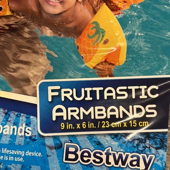 NWT h2o go! fruitastic pineapple armbands - Picture 4 of 5